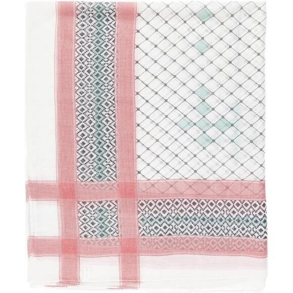 Scarf for Women Lightweight Geometric Fashion Spring Fall Winter Scarves - Picture 3 of 6